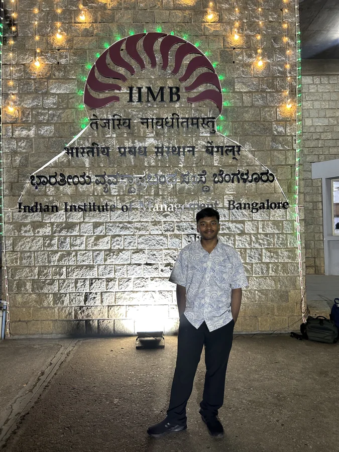 At IIM Bangalore